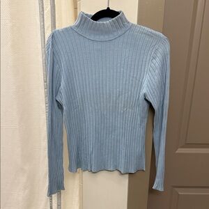 Chadwicks Sky Blue Ribbed Sweater